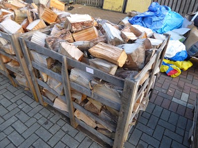 Lot 4189 - Pallet box containing quantity of fire logs