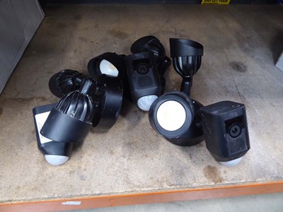 Lot 4116 - Three Ring outdoor lights with camera