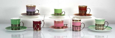 Lot 214 - Seven Shelley and other coffee cans and...