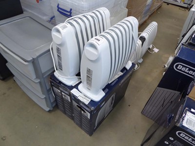 Lot 4303 - 4 small De'Longhi 240v oil filled radiators