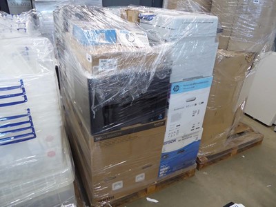 Lot 4319 - Pallet containing assorted office supplies, to...