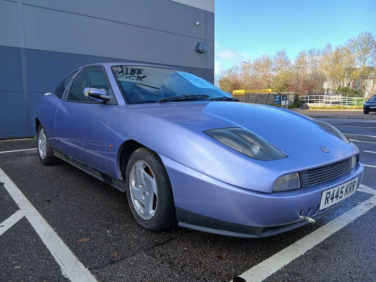 Lot 4002 - (R445 KRR) 1997 Fiat Coupe 20V, 1997cc, petrol,...