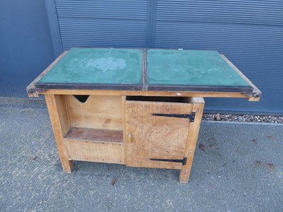 Lot 4151 - Ashford Emir England work bench with double...