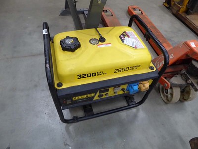 Lot 4355 - Champion 320 Max Watt generator