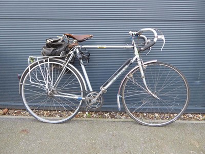 Lot 4048 - Rudge grey vintage racing bike with vintage...
