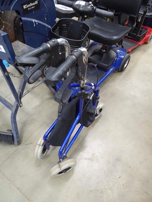 Lot 4360 - Blue disability walking frame