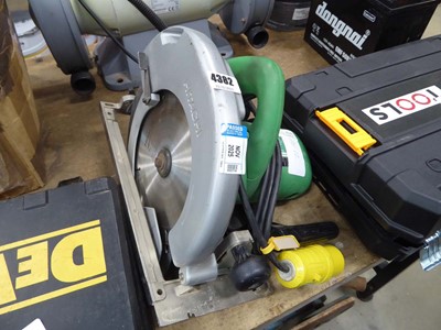 Lot 4382 - Hitachi 110V circular saw