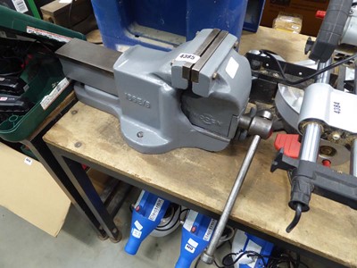 Lot 4385 - Woden 186E/8 large engineers vice with quick...