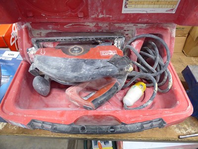 Lot 4393 - Hilti WSG 265-KE 110V circular saw