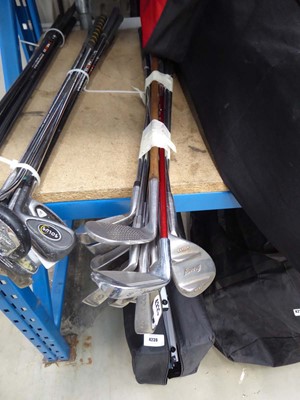 Lot 4225 - Quantity of assorted golfing irons. Brands...