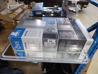Lot 4276 - Ove Sophie bathroom cabinet and hard wired...