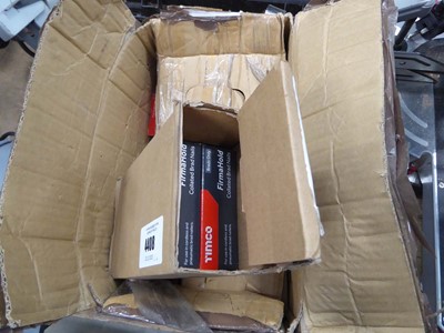 Lot 4408 - Box containing a qty of Timco collated brad nails