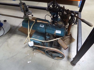 Lot 4412 - Under bay containing an assortment of tooling...