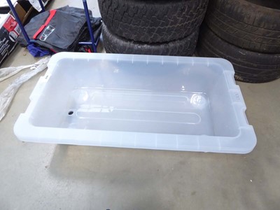 Lot 4470 - TTS plastic liquid storage container with...