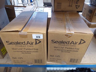 Lot 4278 - 2 boxes of Sealed AIr padded mail bags