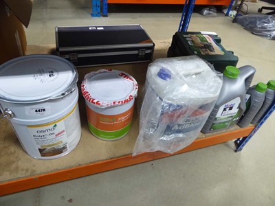 Lot 4478 - Assortment of items to include 10l Osmo...