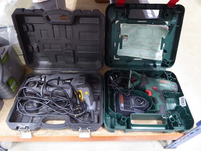 Lot 4479 - Bosch cordless handheld jigsaw with one...
