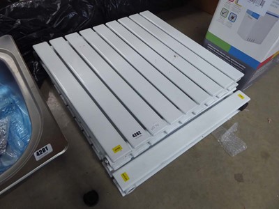 Lot 4282 - 2 wall hung panel radiators