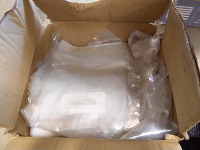 Lot 4284 - Box containing a qty of clear bags