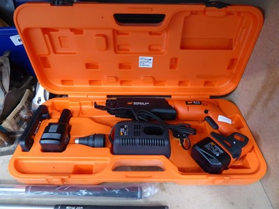 Lot 4510 - Spit Speed 55 cordless screw gun with two...