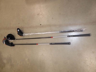 Lot 4513 - Three assorted golf clubs to include a Ben...