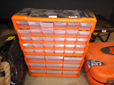 Lot 4520 - Multi compartment wall hung screw organiser