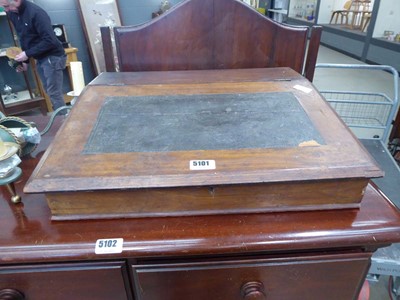 Lot 5101 - Victorian tabletop writing slope