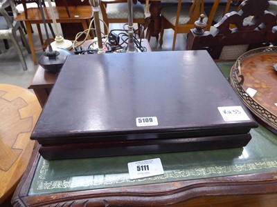 Lot 5109 - (2) Canteen with qty of stainless steel bead...