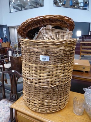 Lot 5153 - Quantity of wicker baskets