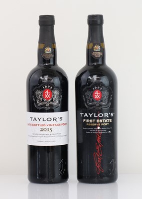 Lot 205 - 2 bottles of Port, 1x Taylor's Late Bottled...