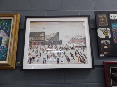Lot 5038 - Lowry print "The Football Match"
