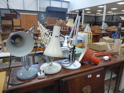 Lot 5180 - Four Anglepoise desk lamps