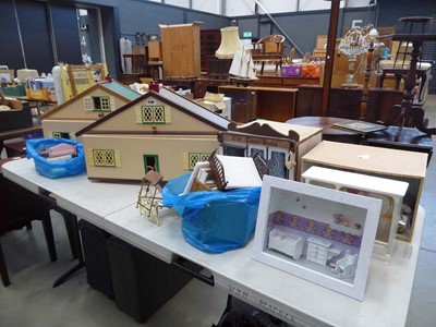 Lot 5188 - Quantity of dolls houses plus furniture