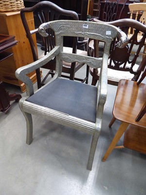 Lot 5131 - Metal clad armchair
