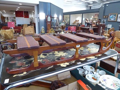 Lot 5142 - Carved wooden sledge