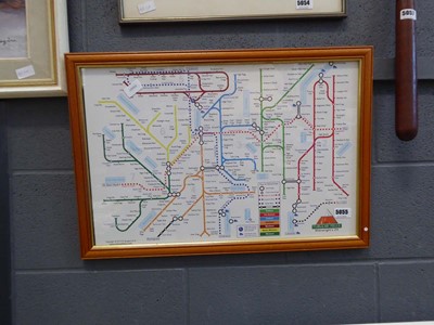 Lot 5055 - Lake District landmark print set to the London...