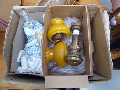 Lot 5149 - Box containing light fittings to include a...