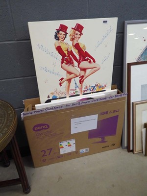 Lot 5056 - Five modern wall hangings 'Music and Film Stars'