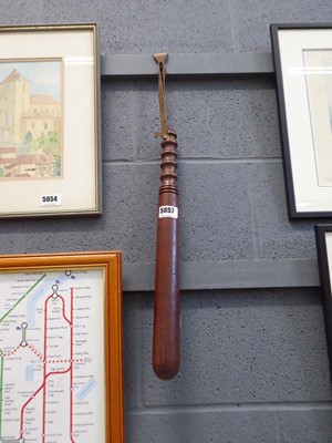 Lot 5057 - Turned wooden truncheon