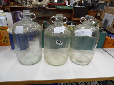 Lot 5207 - Three demijohns