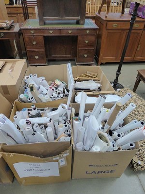 Lot 5215 - Four boxes containing loose and framed...