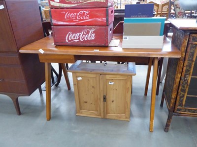 Lot 5074 - Contemporary bentwood desk with drawer to the...