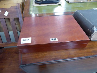 Lot 5090 - (1) Cooper Ludman King's pattern cutlery canteen