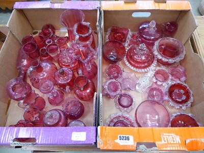 Lot 5236 - Two boxes containing a quantity of cranberry...