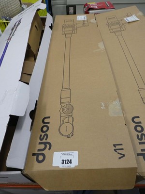 Lot 3124 - Handheld Dyson V11, with pole, attachments,...