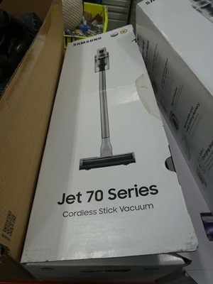 Lot 3126 - Samsung Jet Series 70 cordless stick vacuum,...