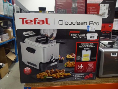 Lot 3078 - Tefal Oleoclean Pro fryer