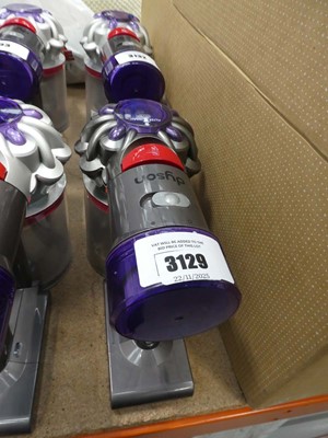 Lot 3129 - Handheld Dyson V8 vacuum with pole and head