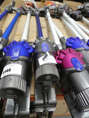 Lot 3145 - Handheld Dyson DC vacuum cleaner with pole,...
