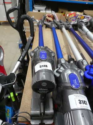 Lot 3148 - Handheld Dyson DC vacuum cleaner with pole,...